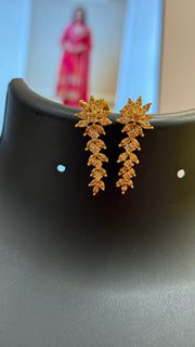 Honey Color CZ Party Wear Necklace set