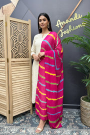Colorful Leheriya Dupatta - Anandi Fashions