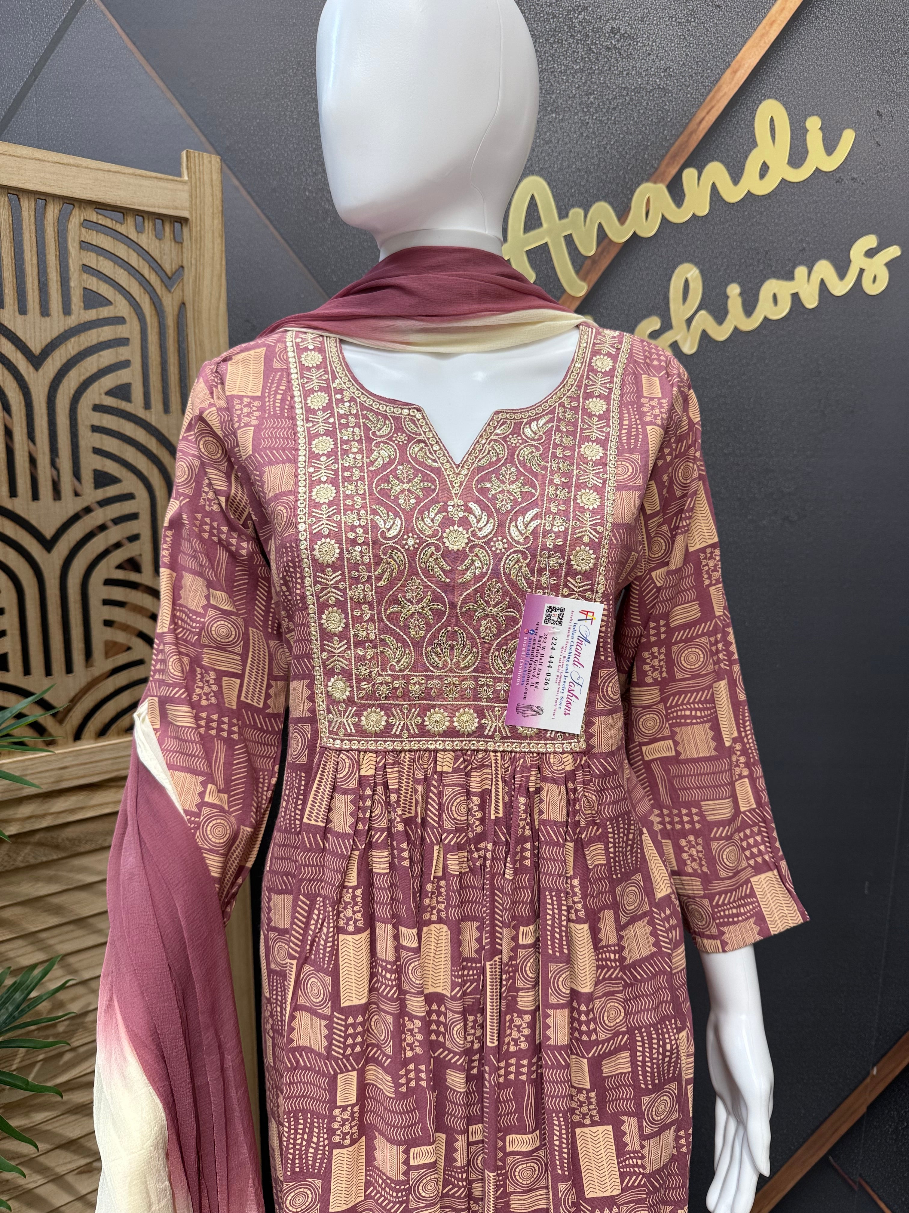 Onion Pink - Kurti set