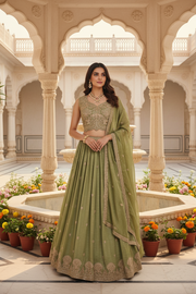 Pastel Green Lehenga set