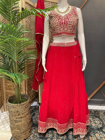 Party Wear Lehenga Choli Set - Wedding & Festive Occasions