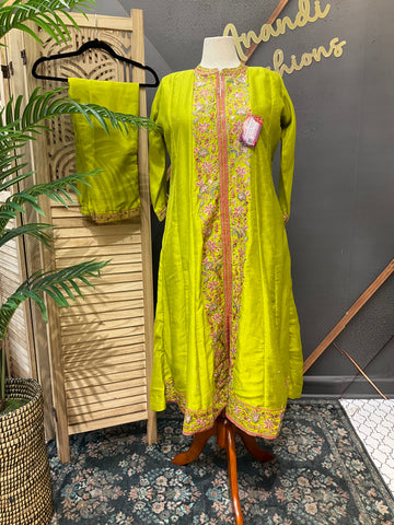 Plus size- Colorful Party Wear Anarkali kurti sets