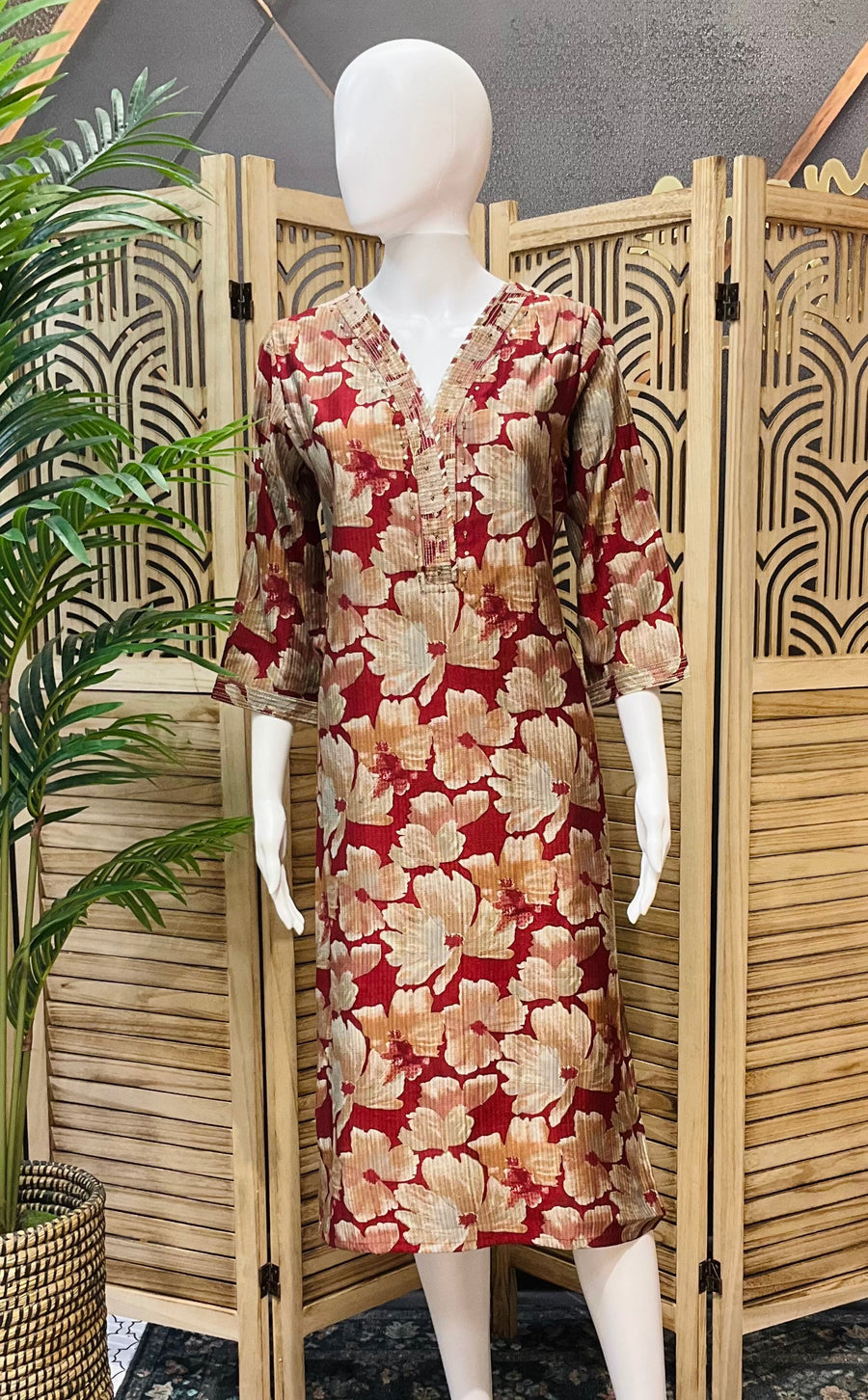 Women’s Floral Cotton Kurti