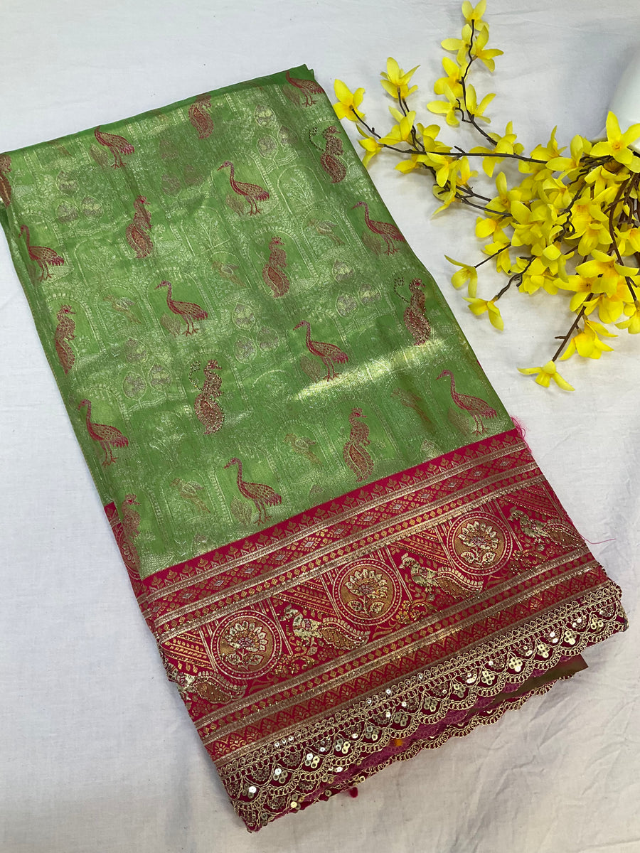 Green Silk Saree