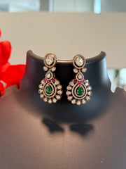 Moissanite Necklace Set