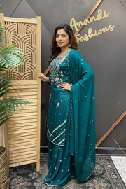 Collections Embroidered Palazzo Set