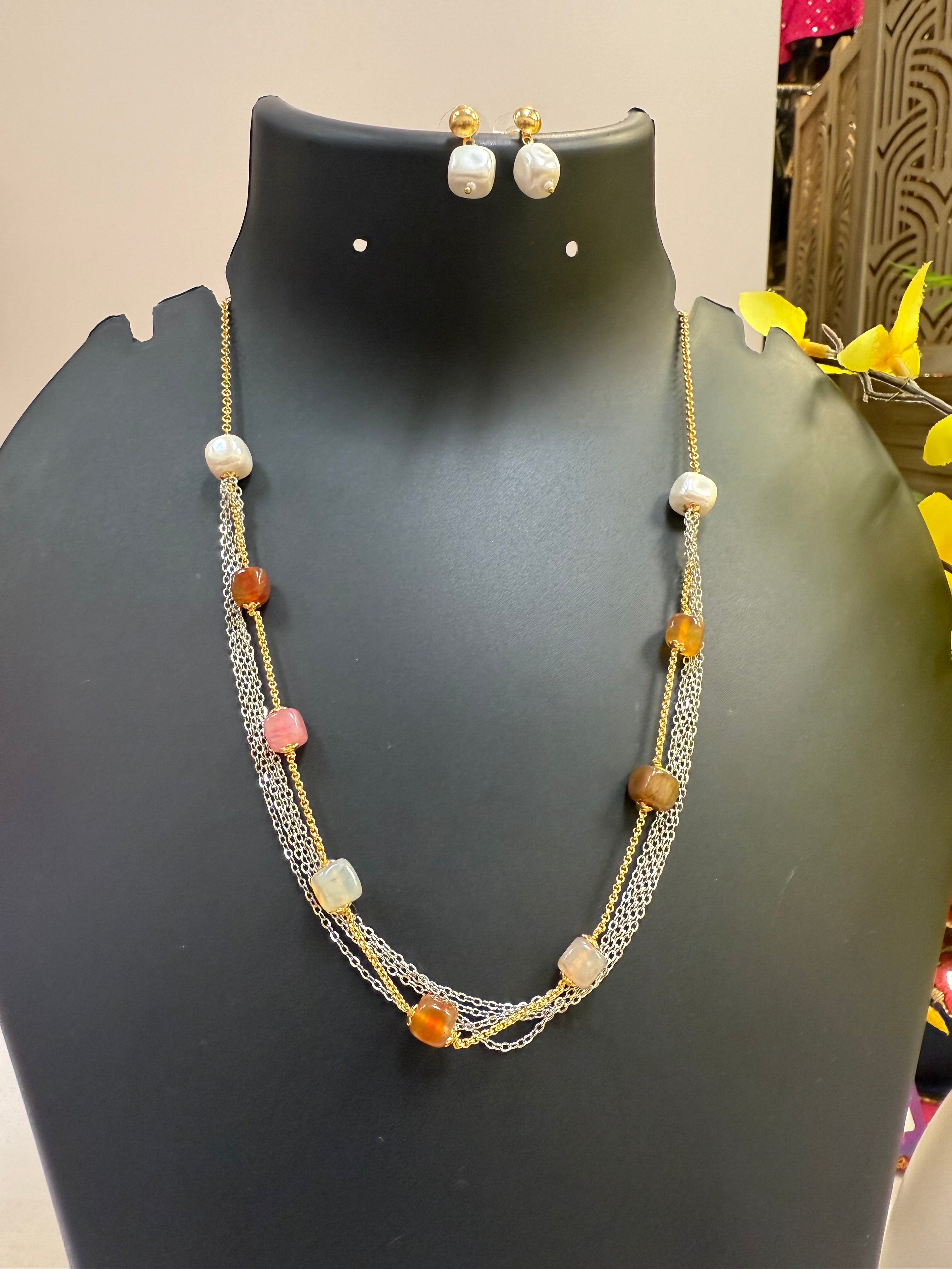 Mala with multicolor Beads