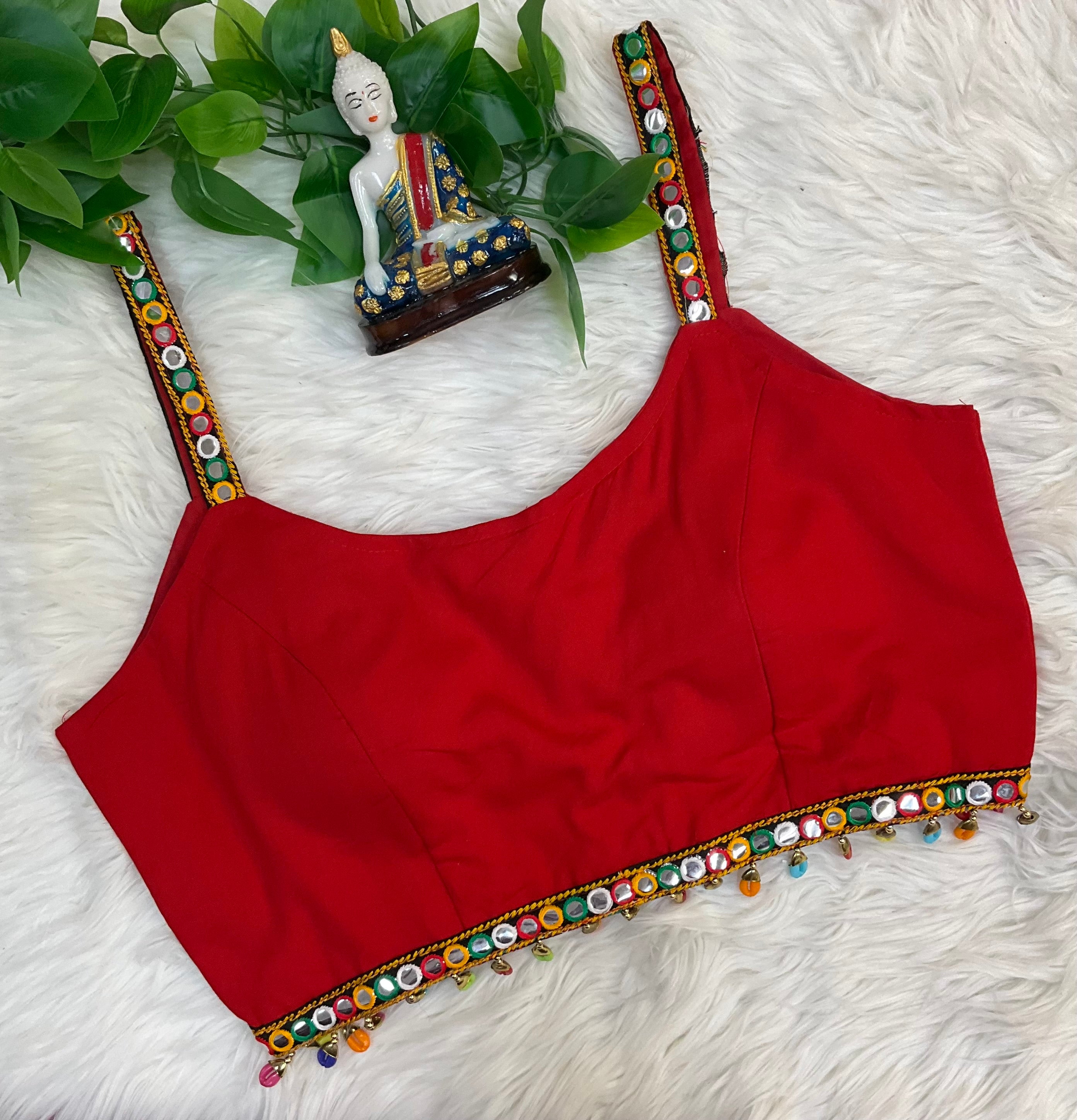 Thin Strap Colorful Pure Cotton Blouses