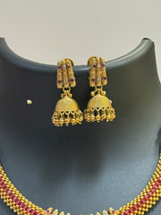 Thushi Pink Necklace set