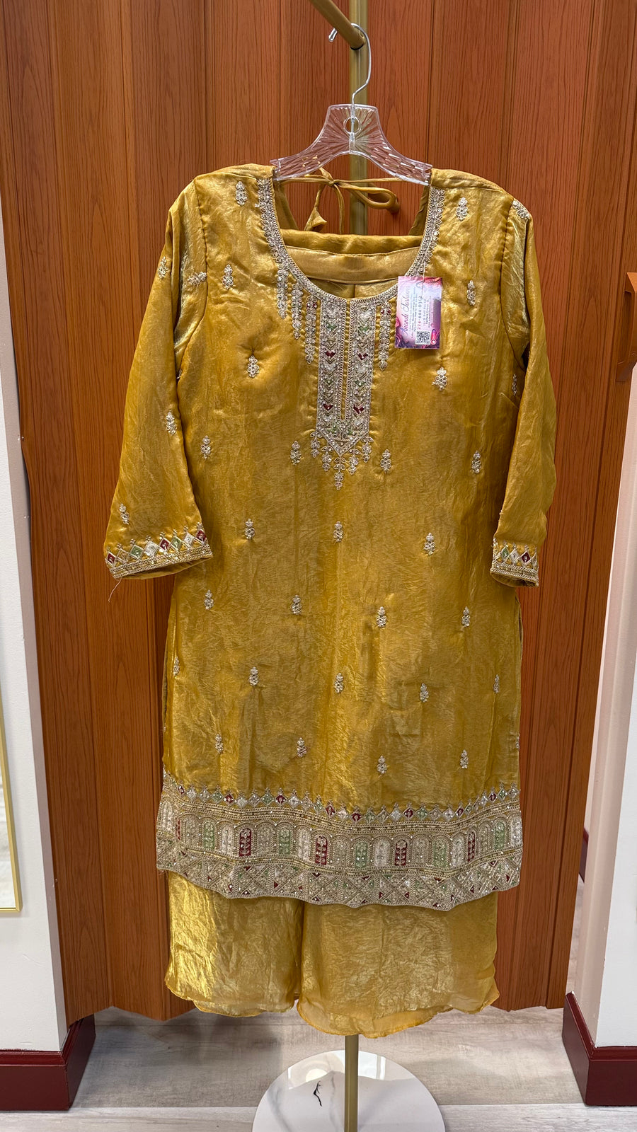 Yellow palazzo set