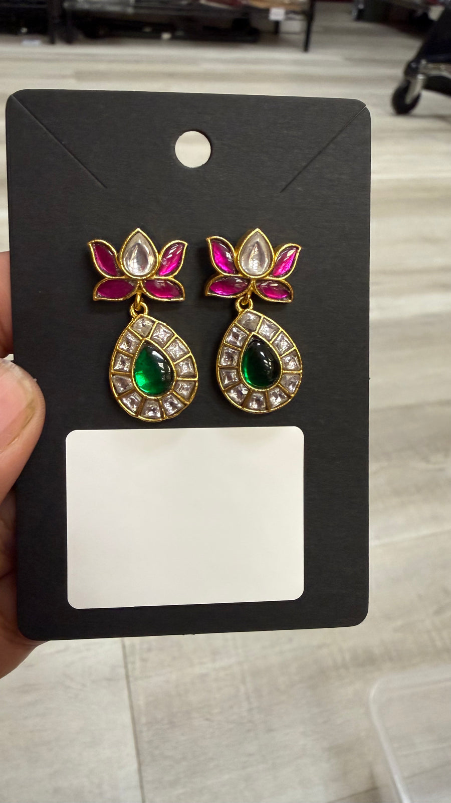 Jadav Kundan Earrings - Jewelry - Earrings - Anandi Fashions