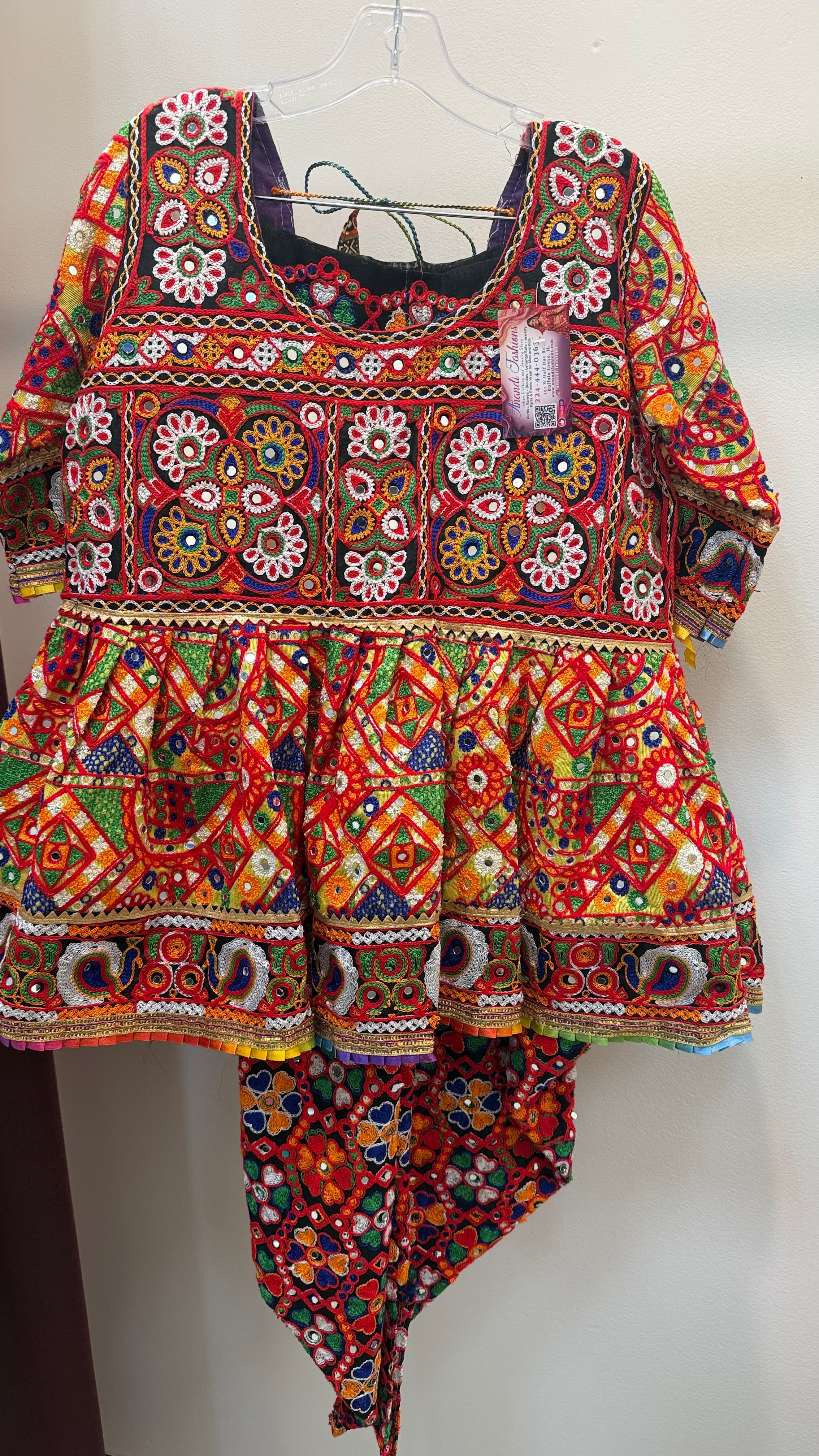 Garba dhothi set - Women - Chaniya Choli - Anandi Fashions