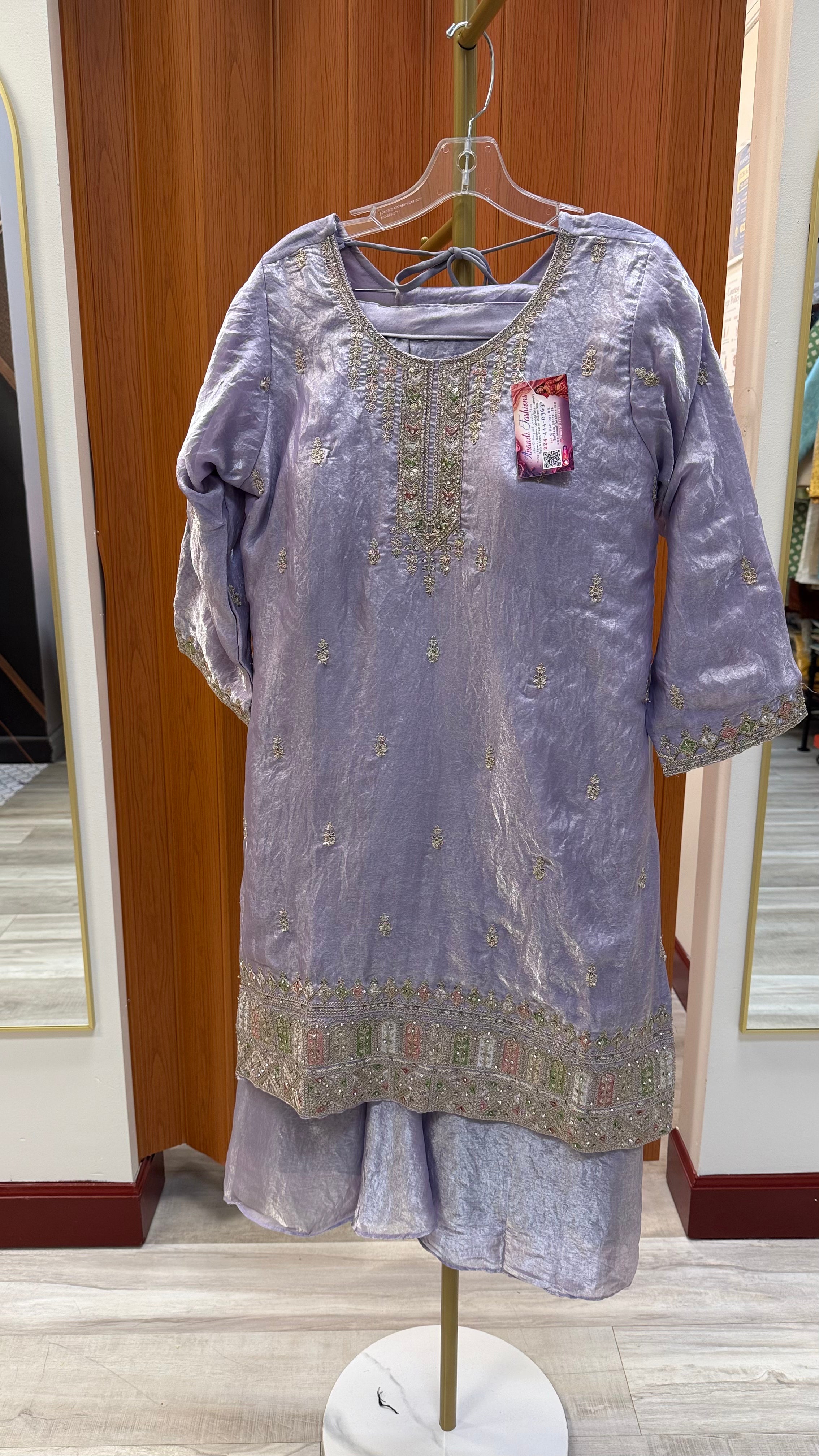Women's Purple Palazzo Set - Women - Palazzo Set - Anandi Fashions