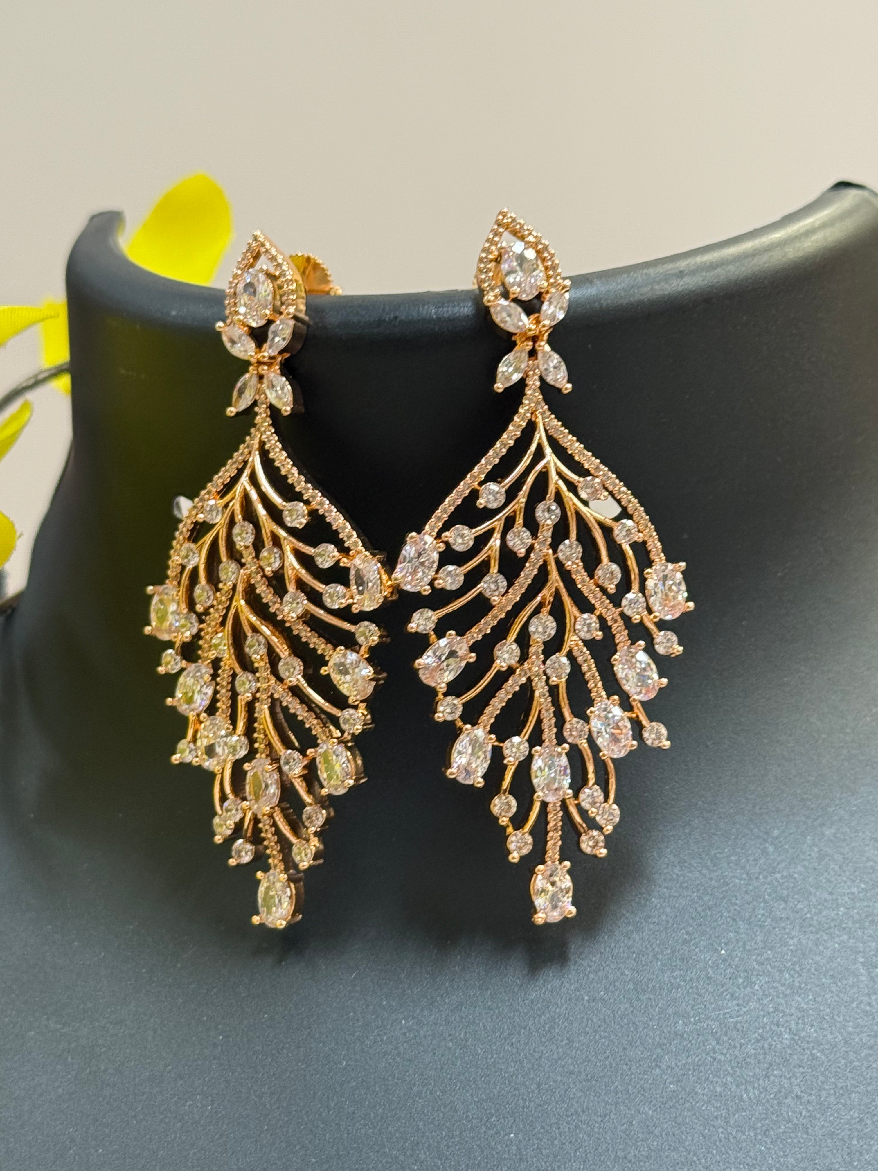 Rose Gold Earrings
