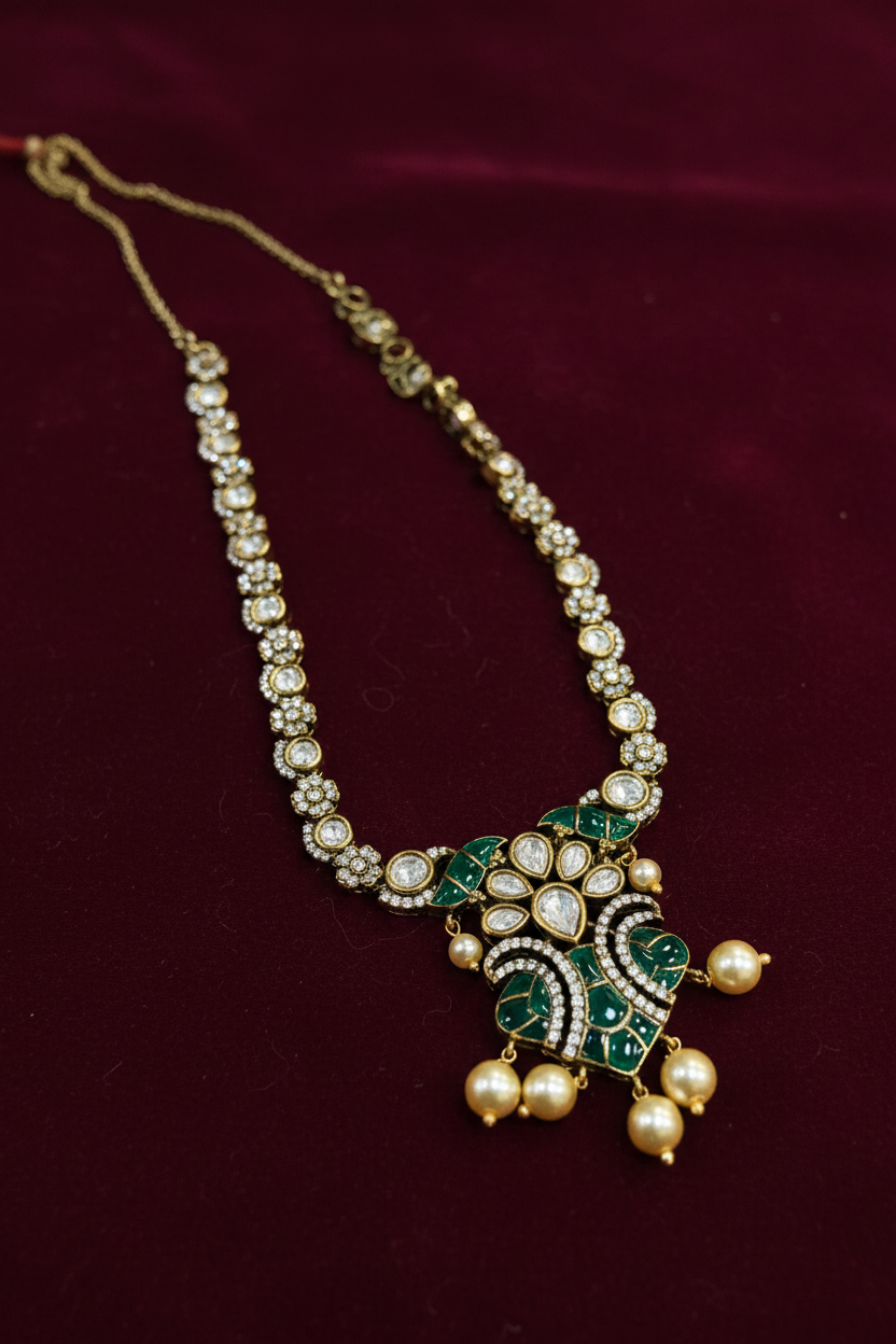 Kundan Necklace set -  - Anandi Fashions