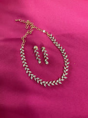 Party Wear CZ Necklace set