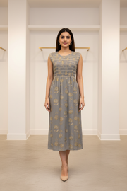Indian Kurti Grey Kurti with Print Short Kurti