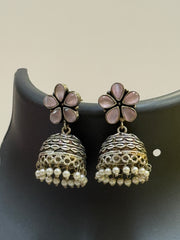 German Silver Earrings/Jhumkas