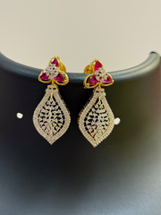 Unique Design CZ Party Wear Necklace set