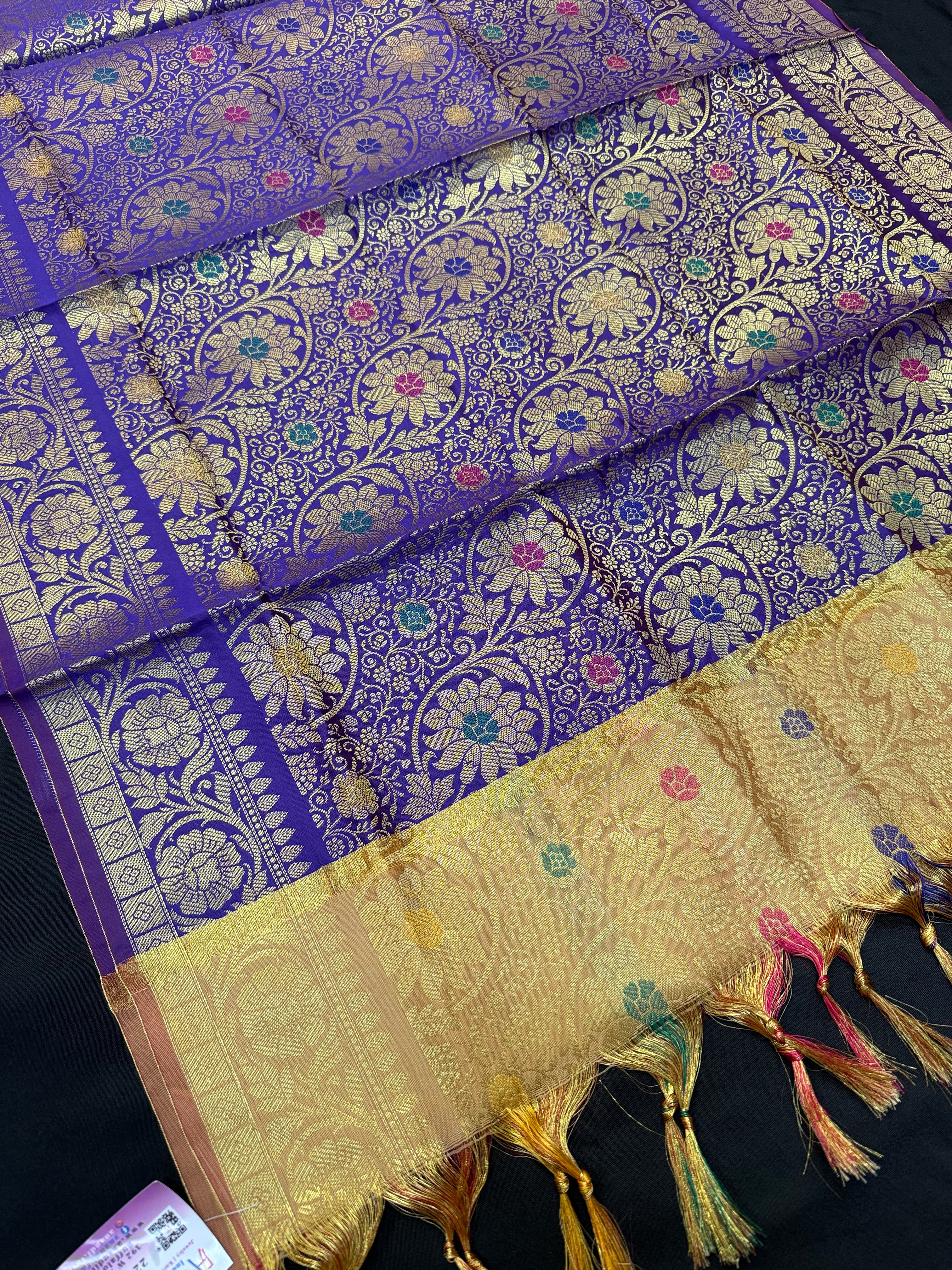 Benarasi Dupatta- Purple Color