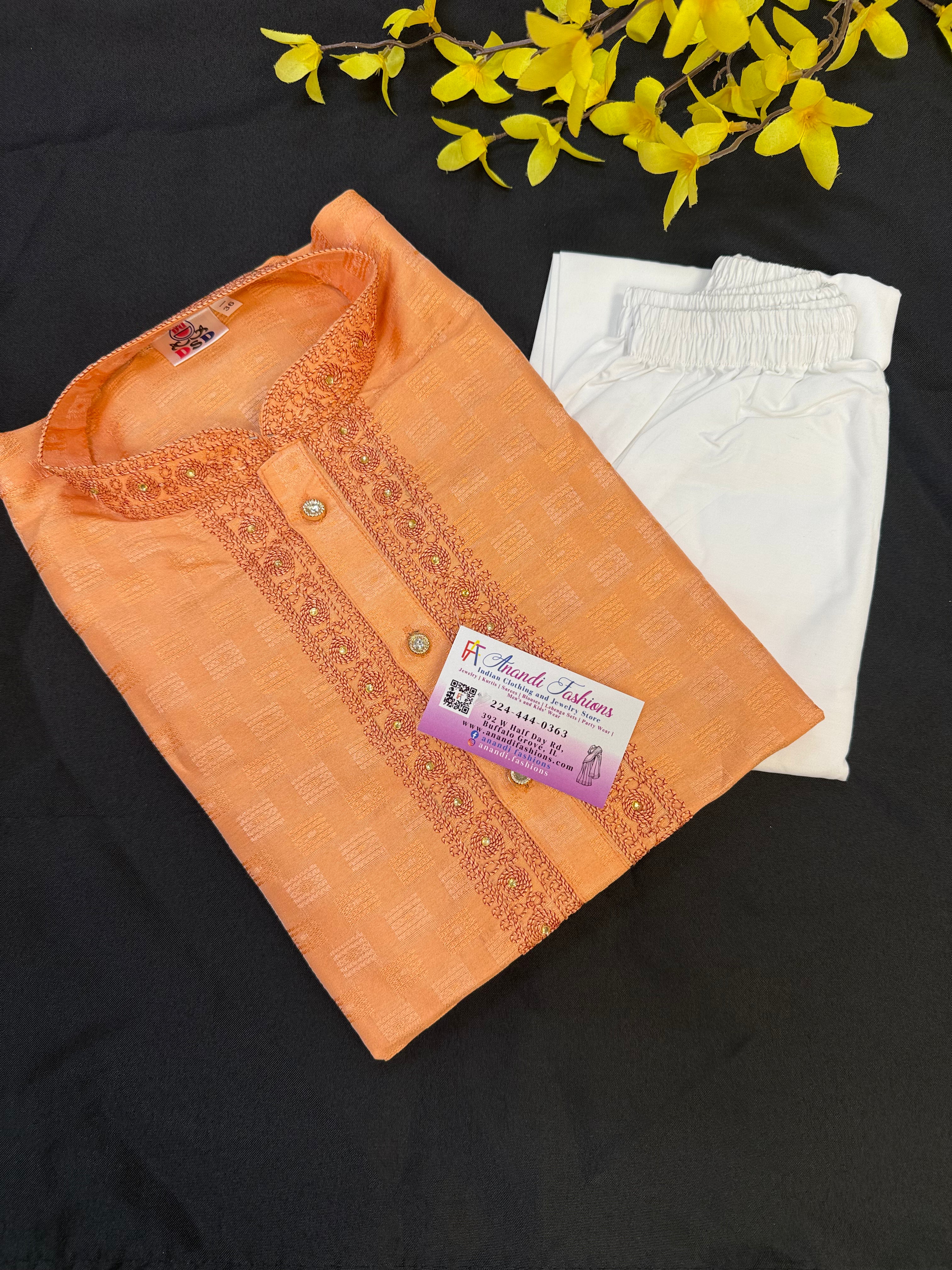 Light Peach - Men’s Kurta Set