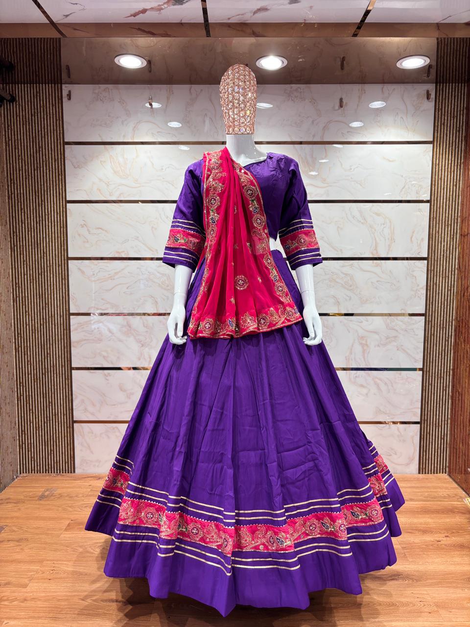 Purple Chaniya Choli set