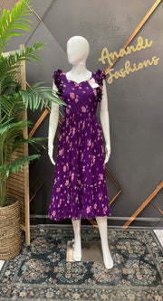 Purple Designer Gown - Fits 38-44