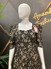 Black Designer Gown - Fits 38-44