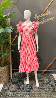 Pink Designer Gown - Fits 38-44