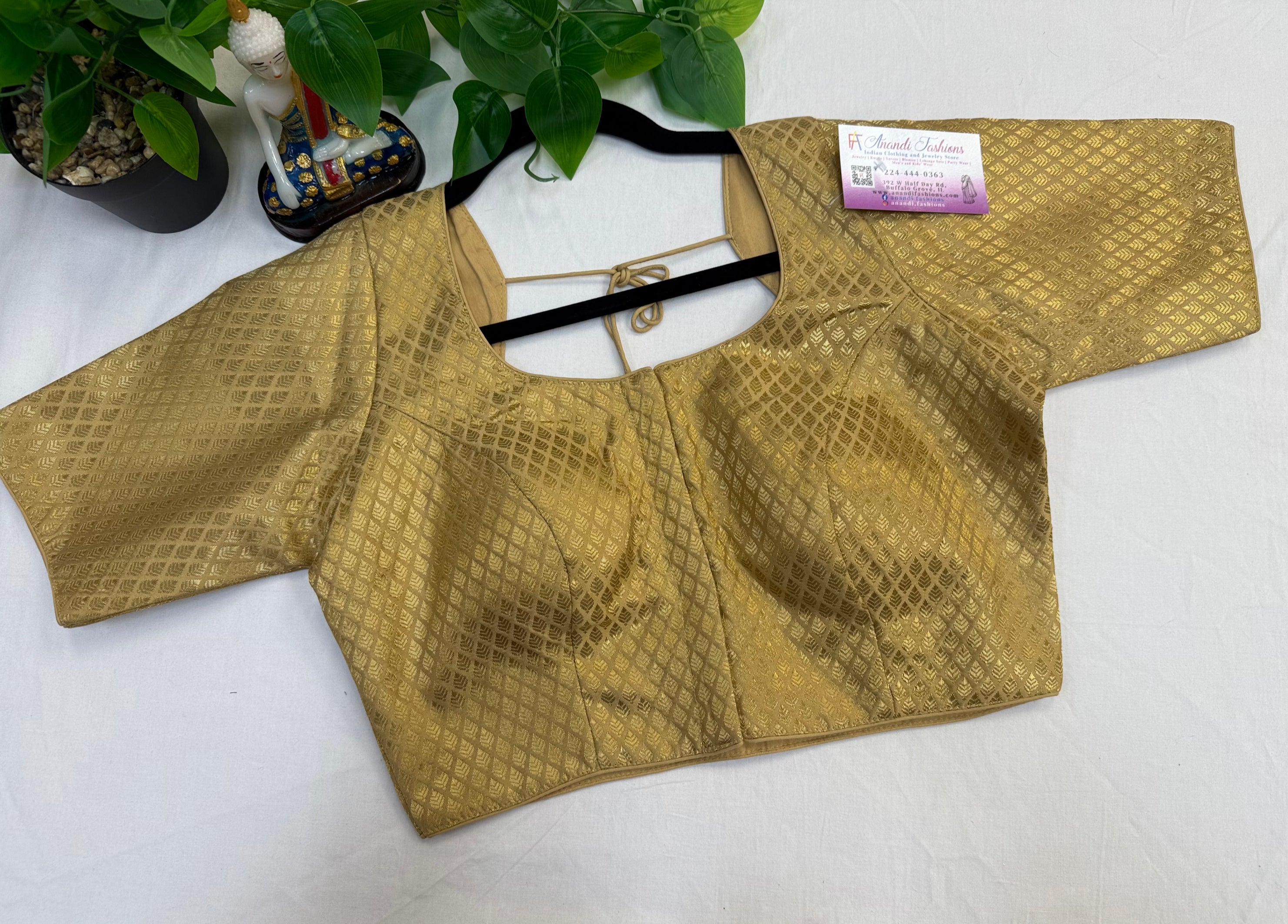 Premium Quality -Gold Brocade Blouses