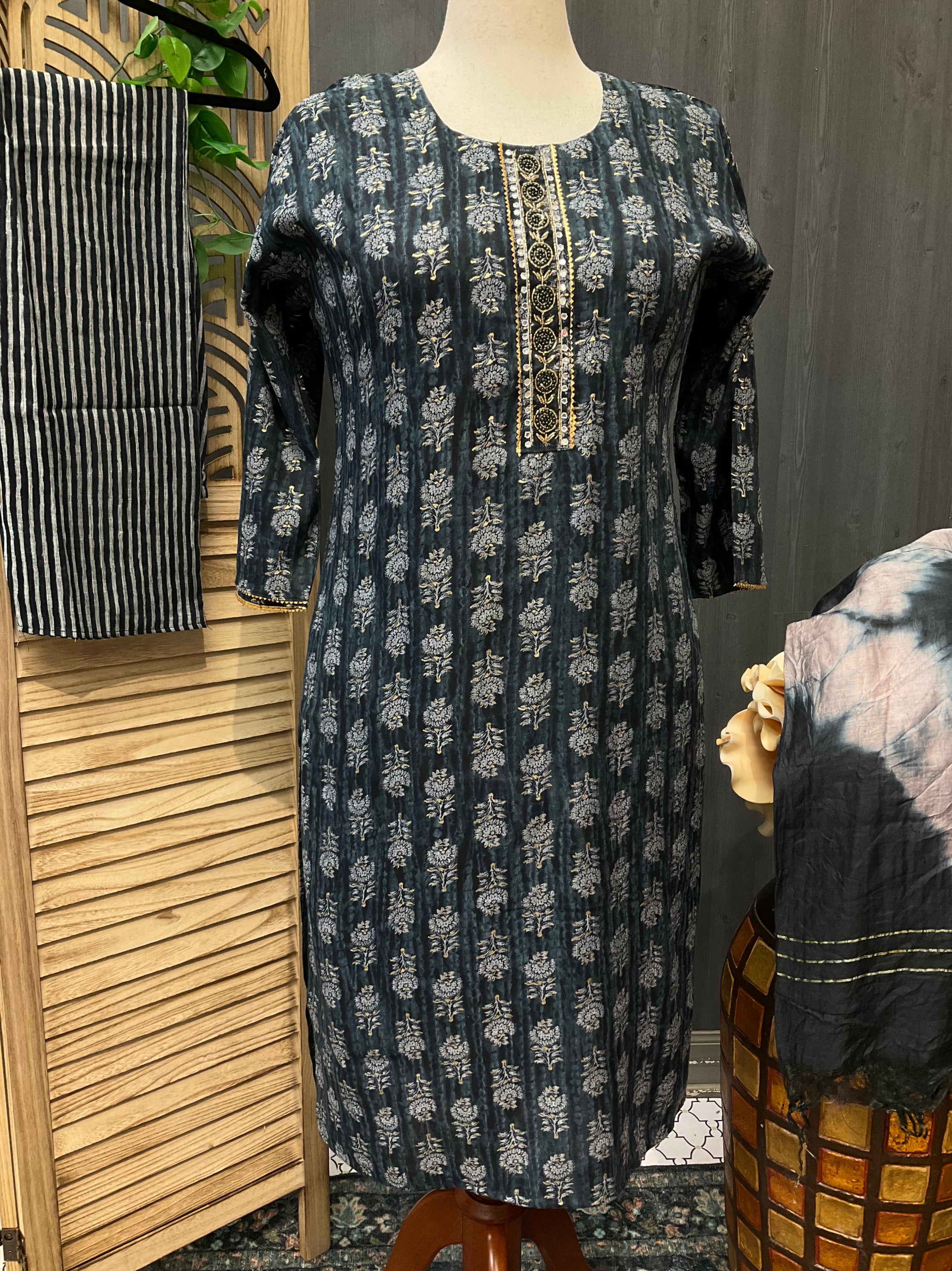 Plus sizes-Daily wear kurti sets