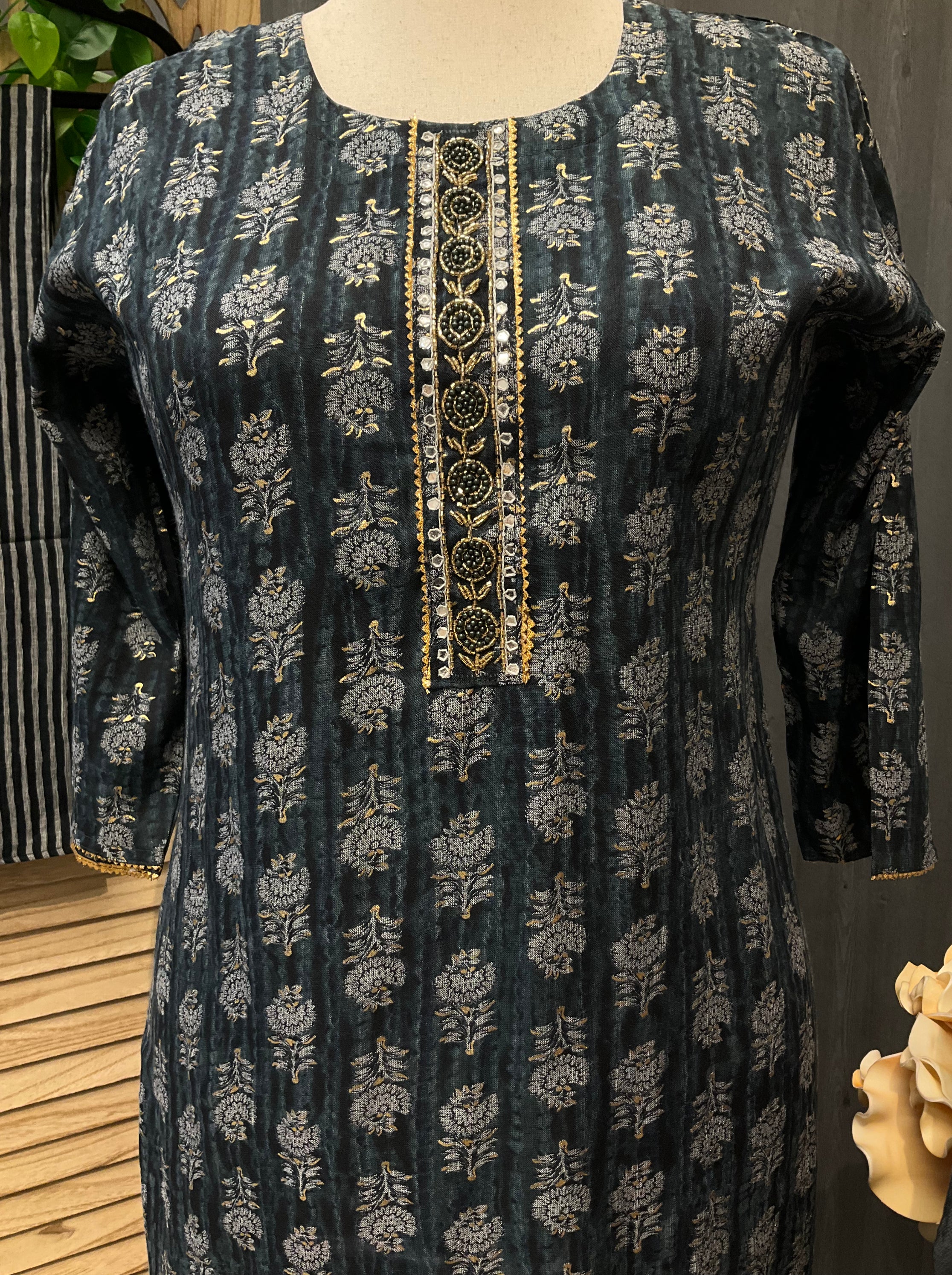 Plus sizes-Daily wear kurti sets