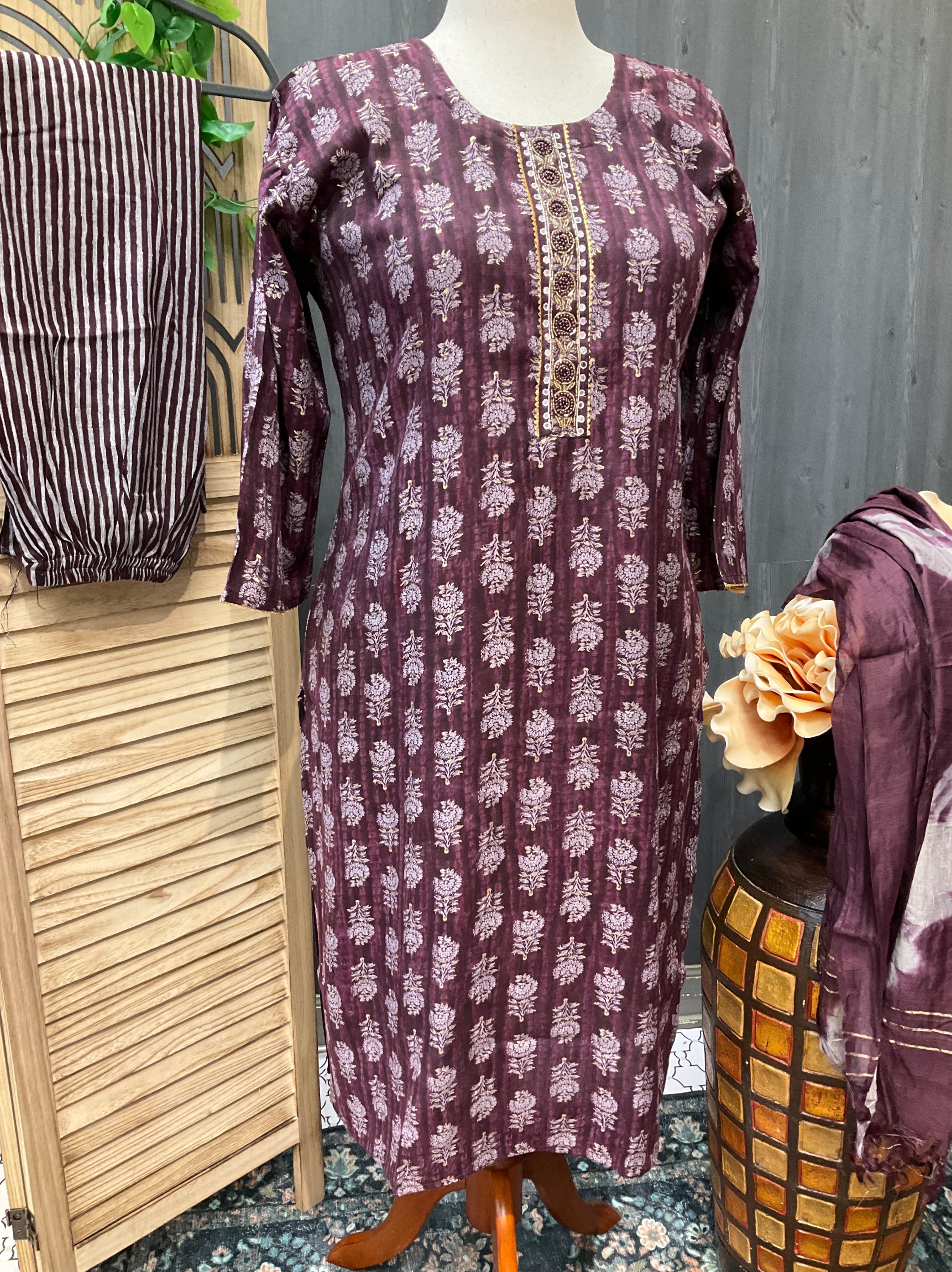 Plus sizes-Daily wear kurti sets