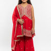 Size 22-Red - Toddler Girl Sharara set