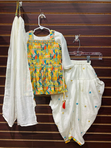 Baby/Toddler Girls patiala sets- 4 piece set