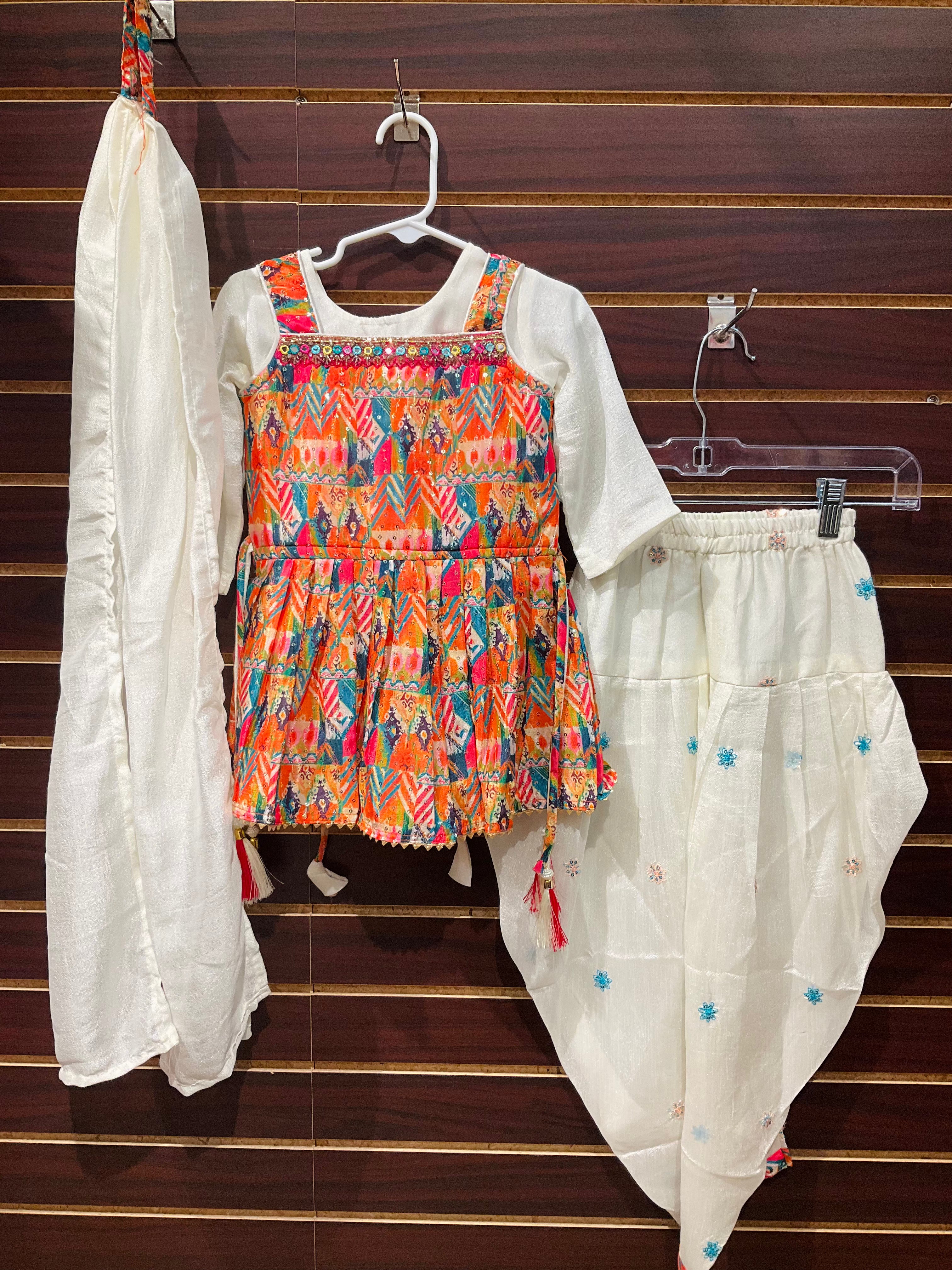 Baby/Toddler Girls patiala sets- 4 piece set