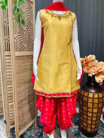 Girls  party wear patiala set/dress