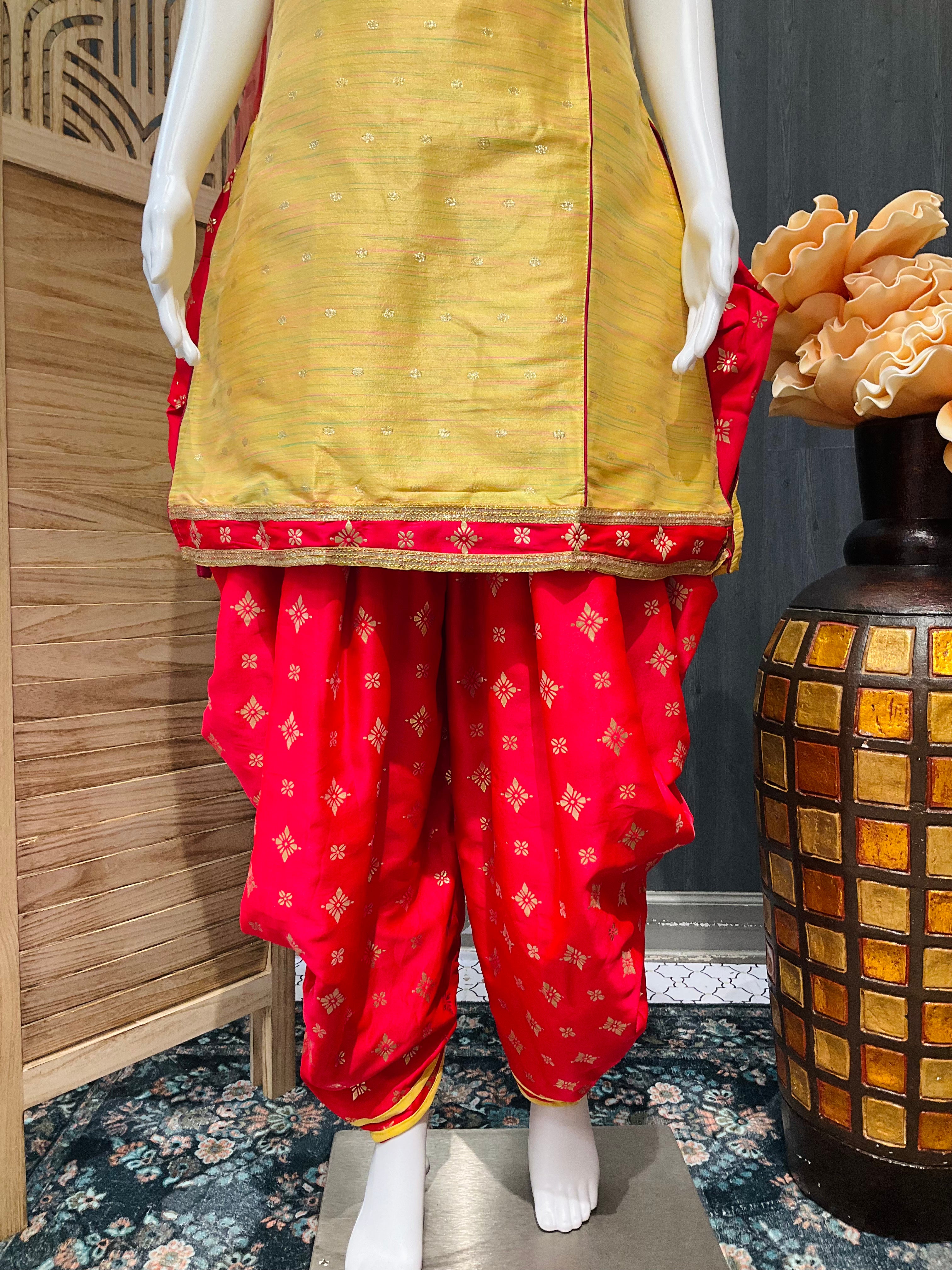 Girls  party wear patiala set/dress
