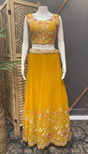 Vibrant Festive Lehenga Set - Party & Wedding Wear