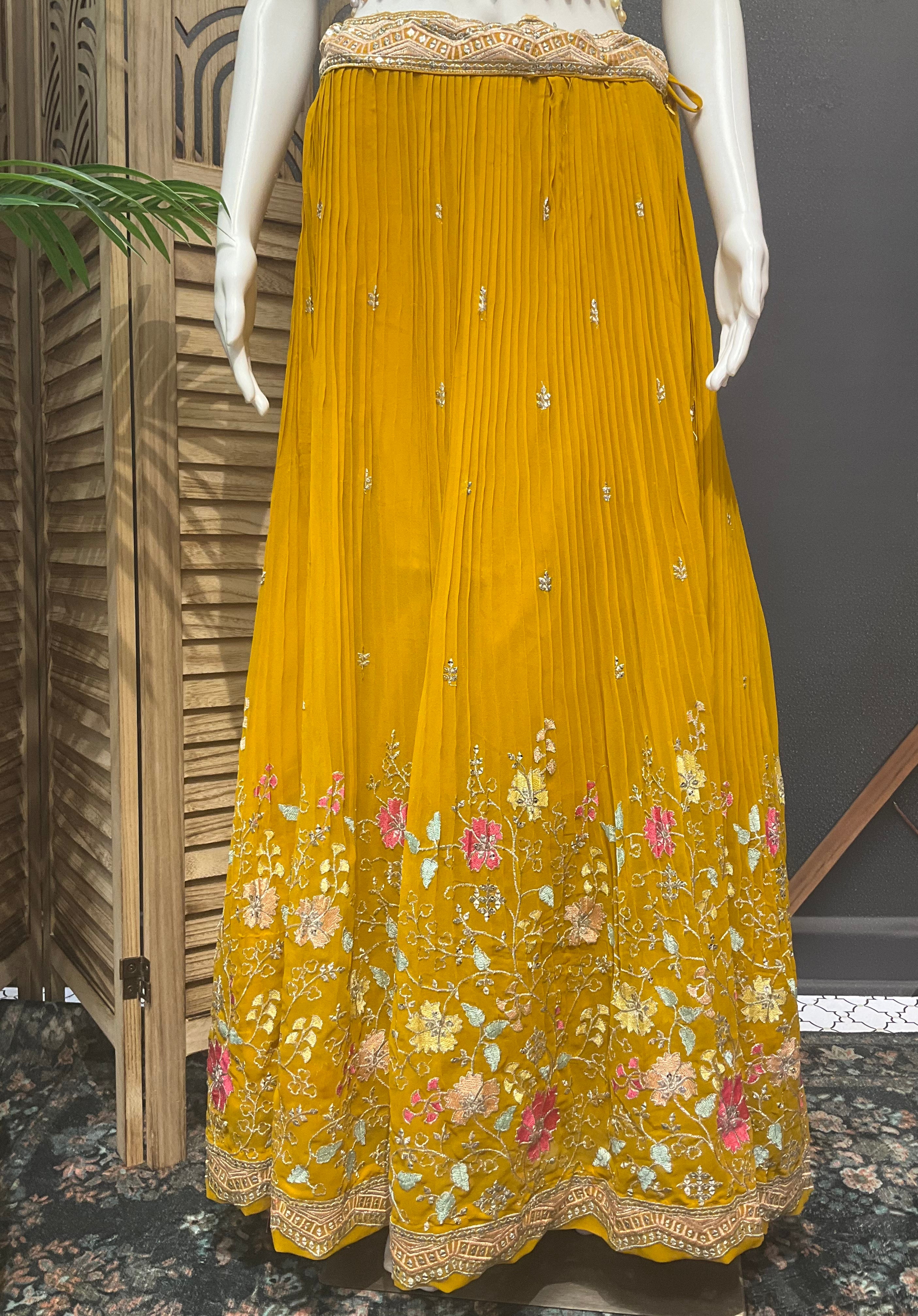 Celebration Chic: Vibrant Lehenga Set for Festive Moments