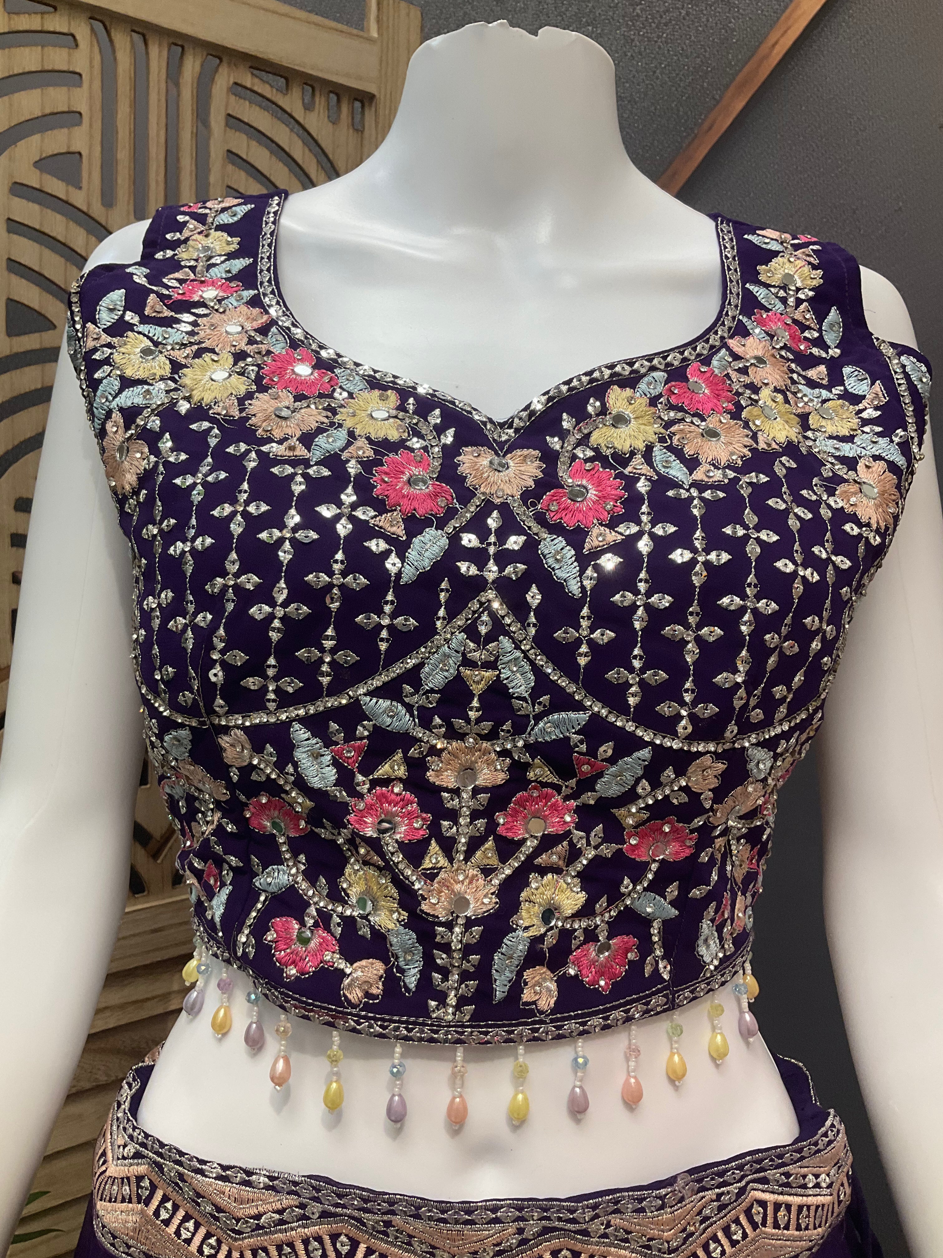 Celebration Chic: Vibrant Lehenga Set for Festive Moments