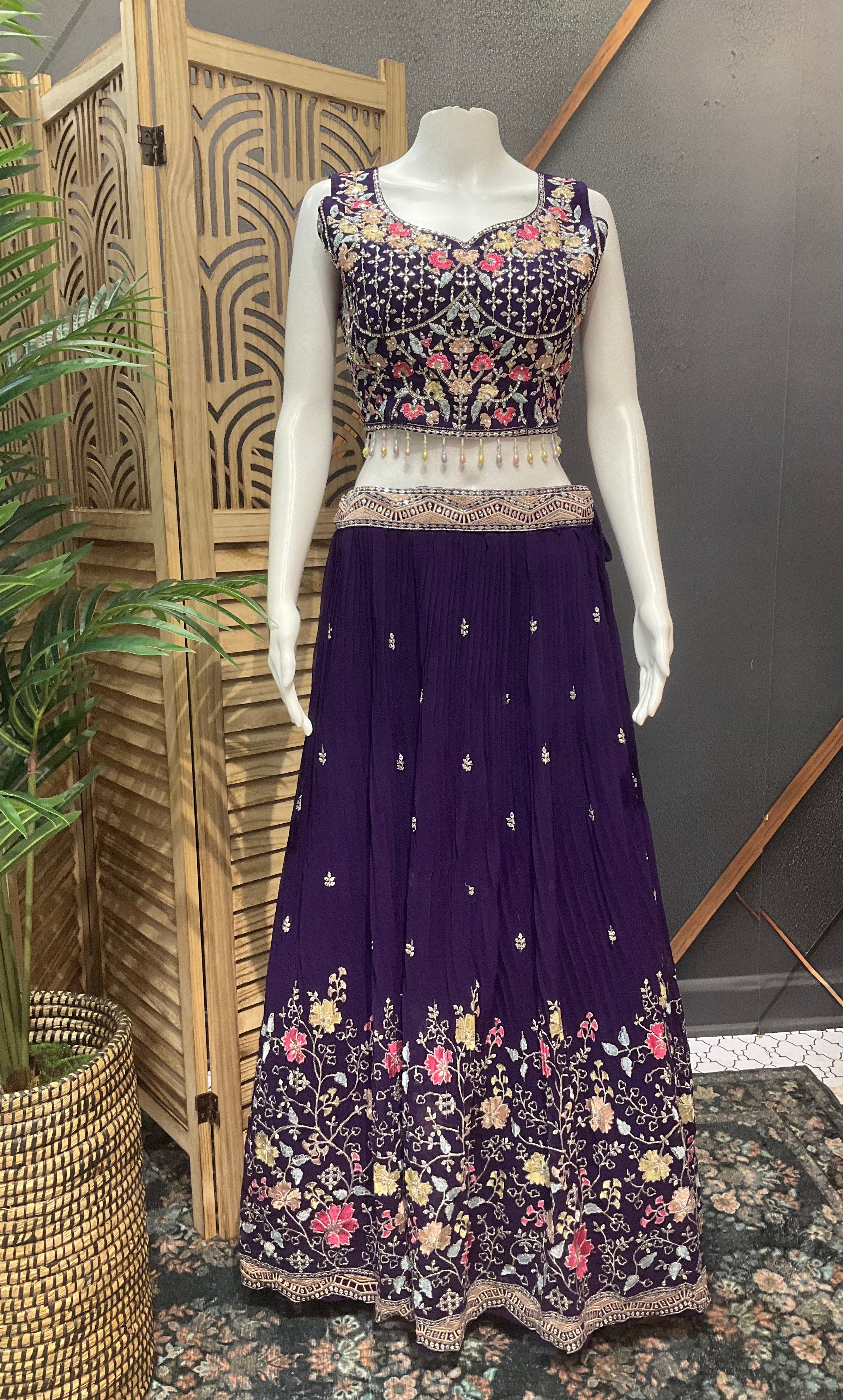 Celebration Chic: Vibrant Lehenga Set for Festive Moments