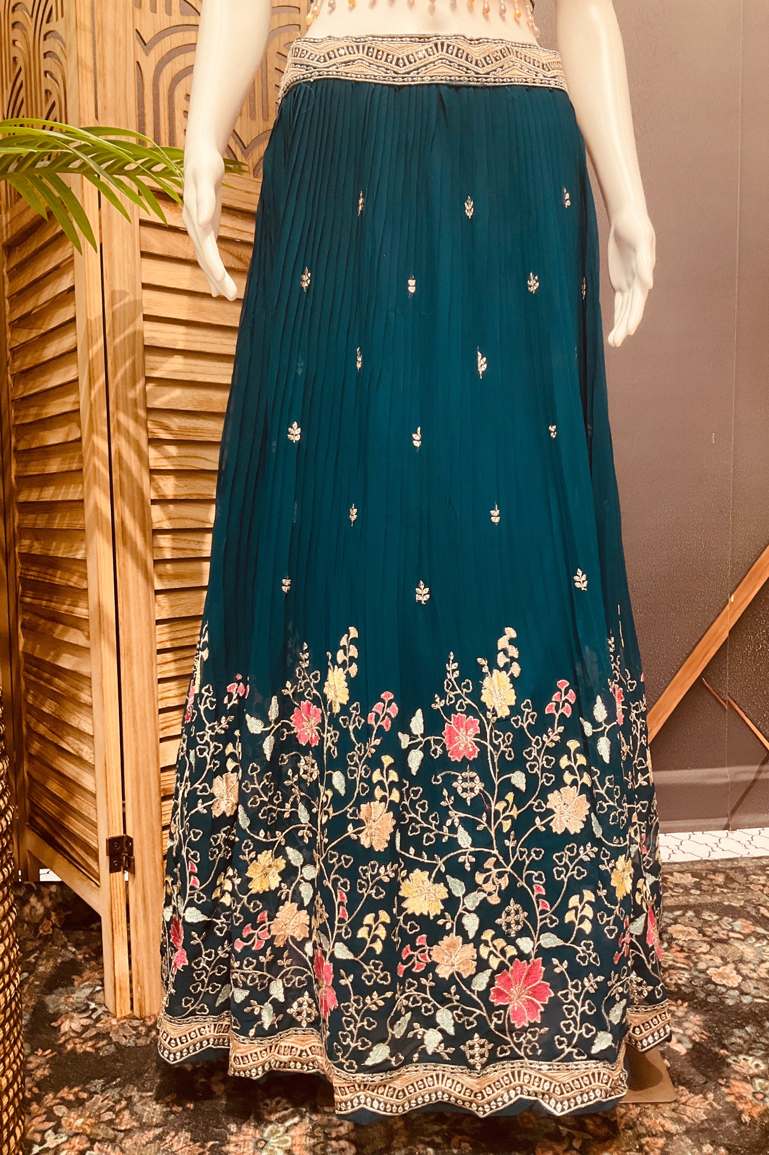 Celebration Chic: Vibrant Lehenga Set for Festive Moments