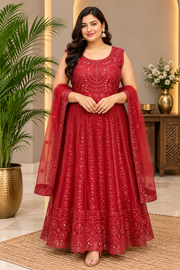 Women’s Floor Length Dress – Plus Size