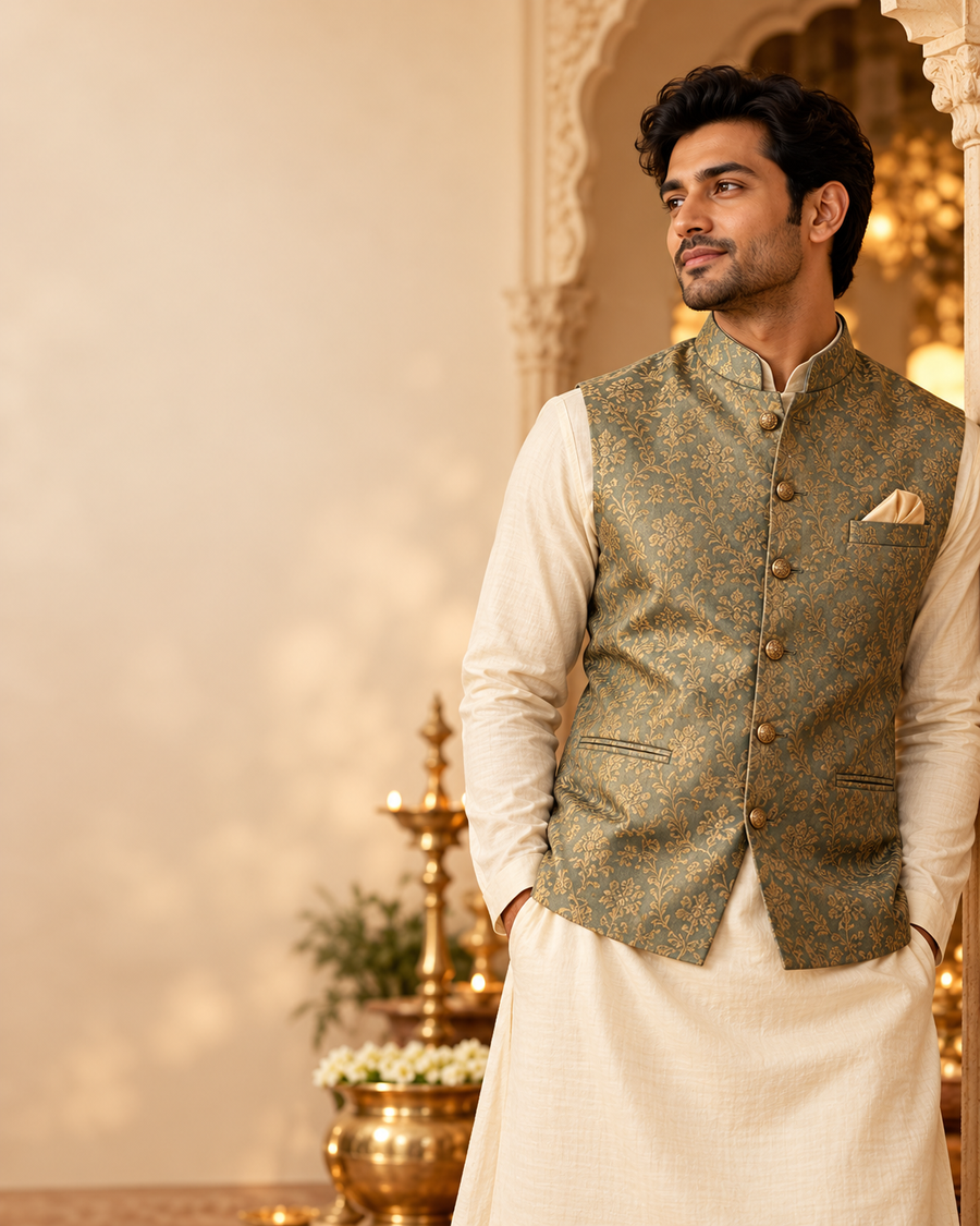 Men’s Indian Ethnic Vests at Anandi Fashions