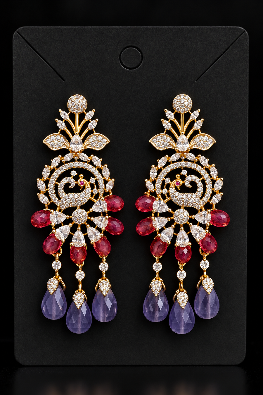 Pretty CZ Earrings - Jewelry - Earrings - Anandi Fashions