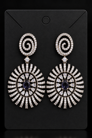 Silver Finish Earrings - Jewelry - Earrings - Anandi Fashions