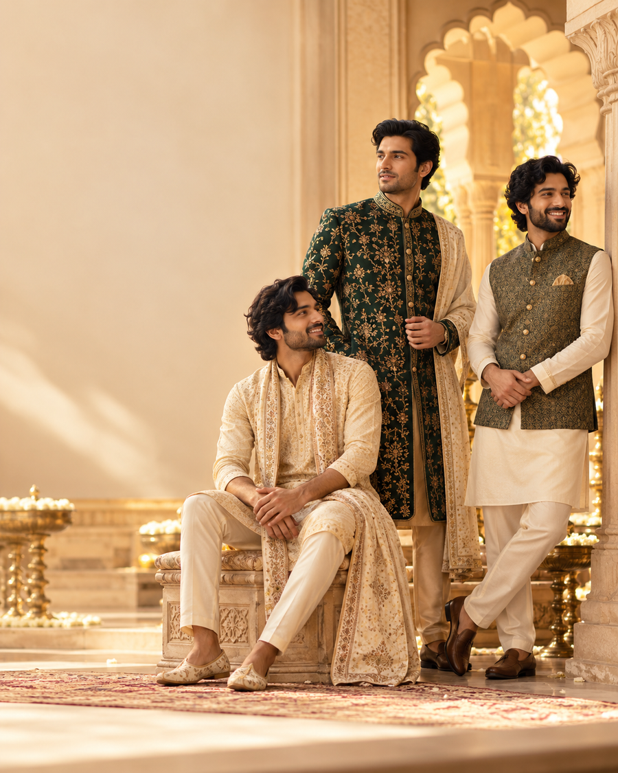 Men’s Indian Ethnic Wear at Anandi Fashions