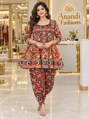 Women's Garba Dhoti Set - Women - Chaniya Choli - Anandi Fashions
