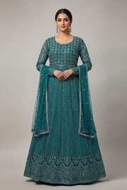 Plus Size - Party wear floor length dress- Size 56/58